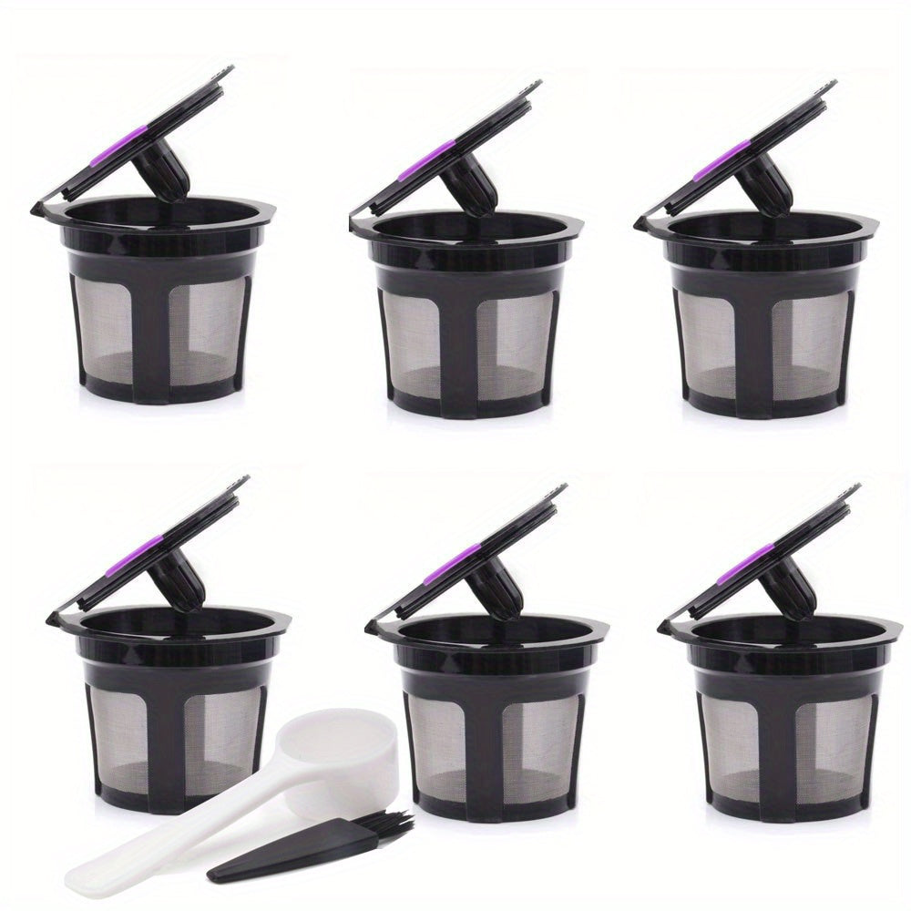 Men and Women Stainless Steel Coffee Capsule Set with Spoon and Brush