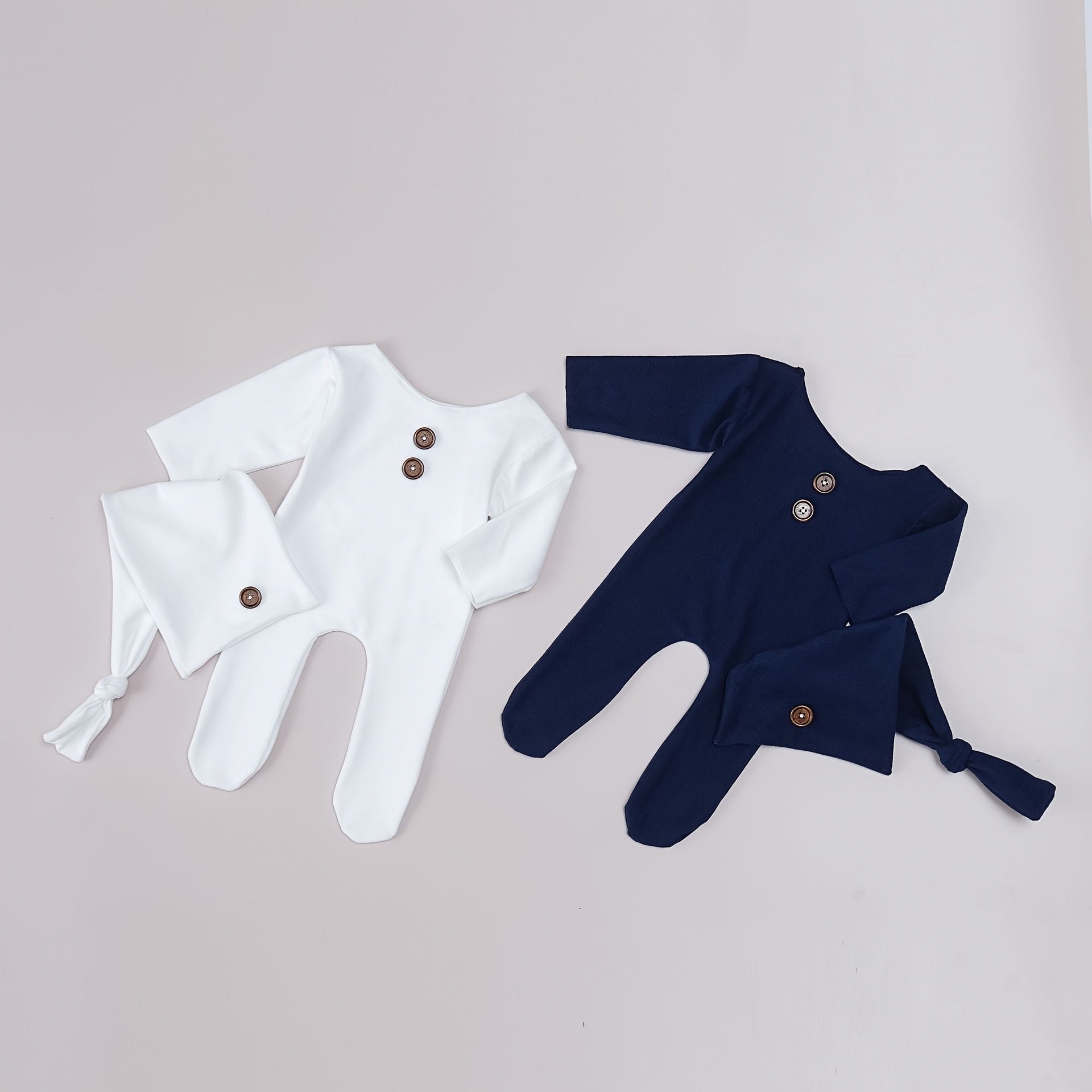 Newborn Baby Christmas Bodysuit with Hat and Tails for Photography