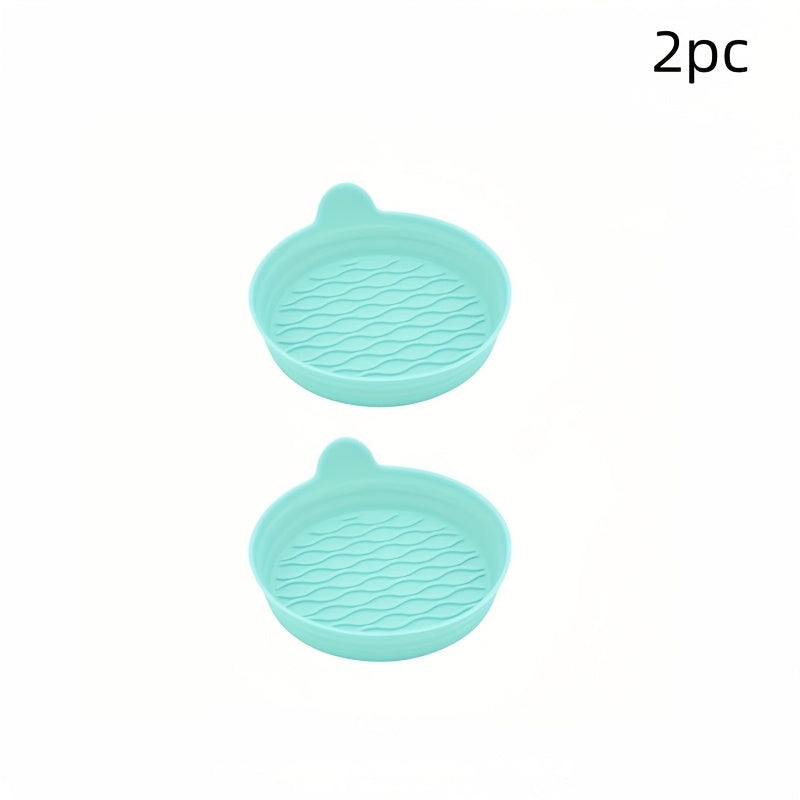 2 шт. силиконовых подстаканников для автомобиля, нескользящие держатели для чашек, прочные внутренние аксессуары