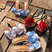 Women's Butterfly Flower Shoe Clips Detachable Beach Vacation Accessories