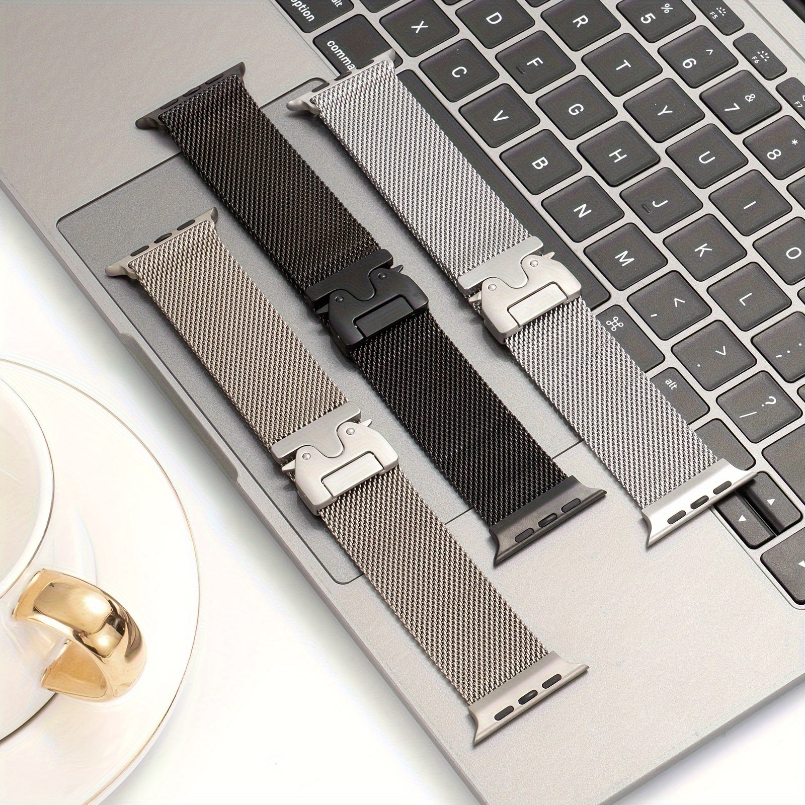 Stainless Steel Milanese Mesh Loop Watch Band for Apple Watch Series 1-10 Ultra 2 49mm 44mm 42mm