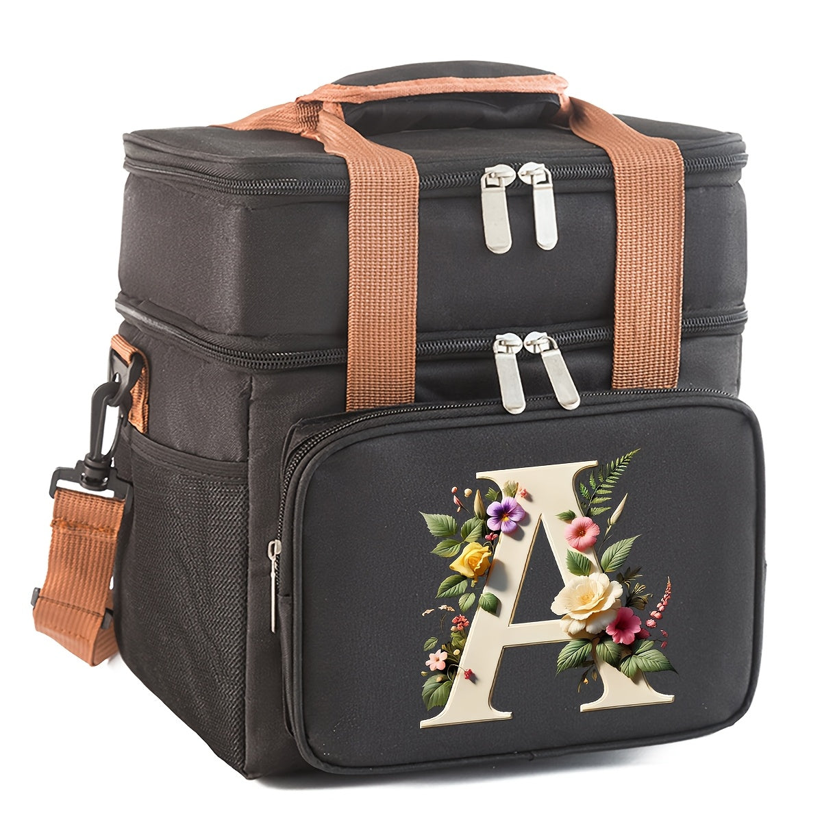 Insulated Lunch Bag Durable Oxford Cloth Portable Food Cooler for Camping Picnics