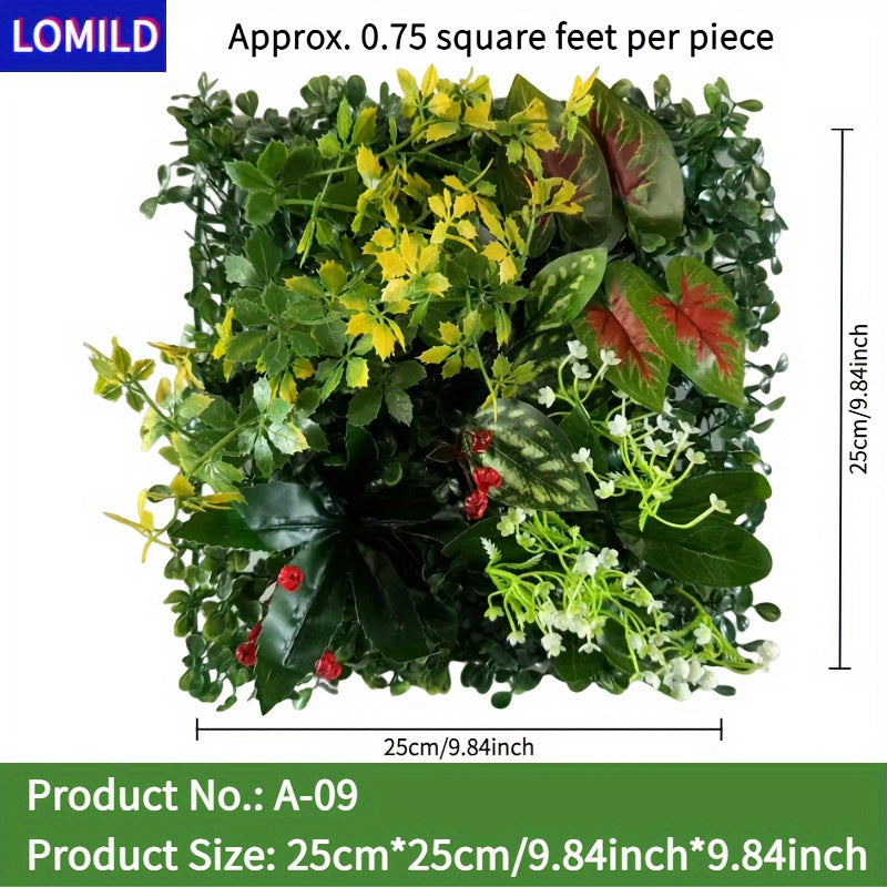Artificial Green Plants for Outdoor Wall Decoration Wedding Festival Tying