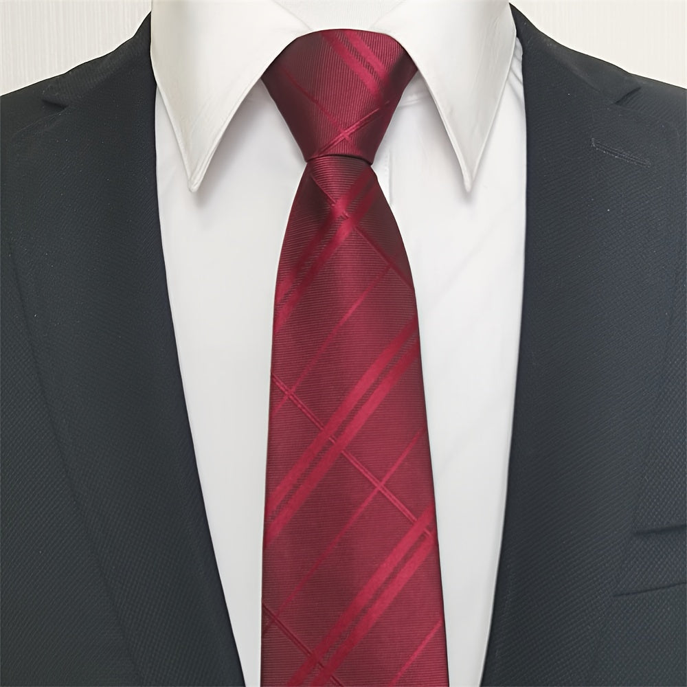 Men's Wedding Tie Zipper Design Business Formal Accessory