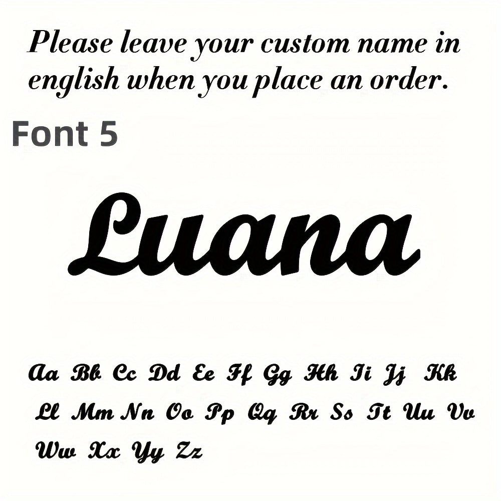 Personalized Stainless Steel Shoe Lace Charm Customizable Shoe Buckle Shoe Clips