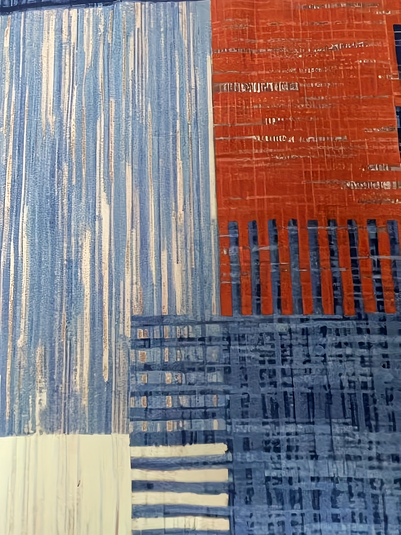 Blusa de manga corta para mujer con estampado digital y patchwork para verano