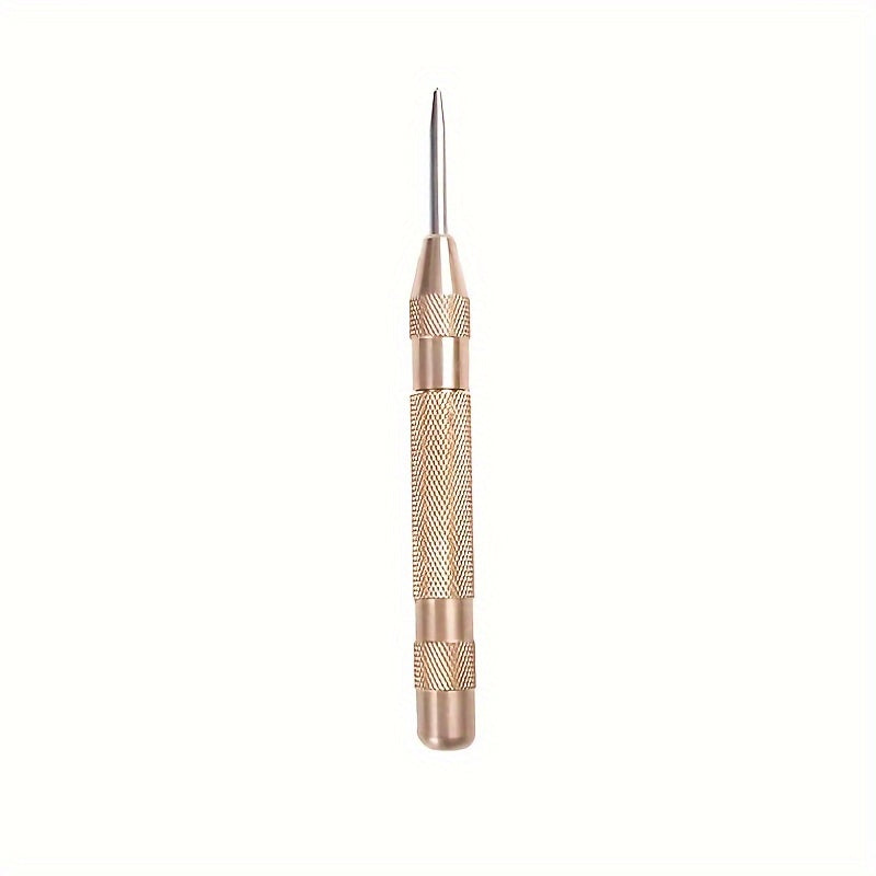 5-Inch Steel Spring-Loaded Automatic Center Punch for Precise Marking