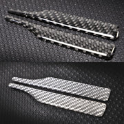 2 ta orqa ko‘rish oynasi himoya stikerlari karbon tolali bezakli chekka himoyachilar to'plami