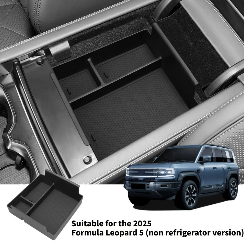 Universal Car Storage Box Central Control Armrest Tray Organizer Black
