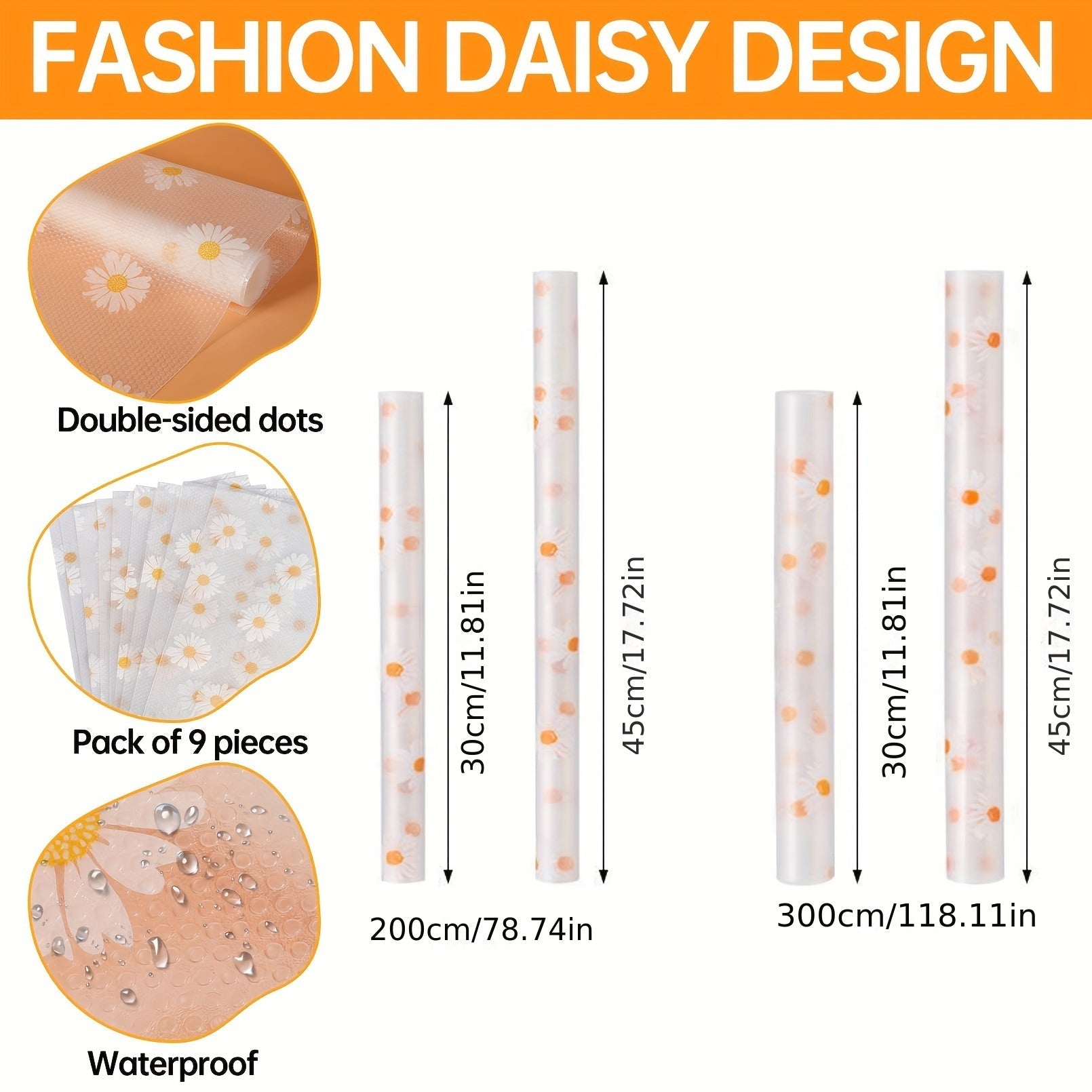 EVA oshxona tortma qoplamalari: Suv o'tkazmaydigan, yopishqoq emas, mustahkam va tozalash oson - 200sm/300sm o'ralarida mavjud, oshxona saqlash va tashkil etish uchun ideal
