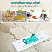 Microfiber Mop Pads Set of 3 for Easy Home Cleaning Long-Lasting and Reusable
