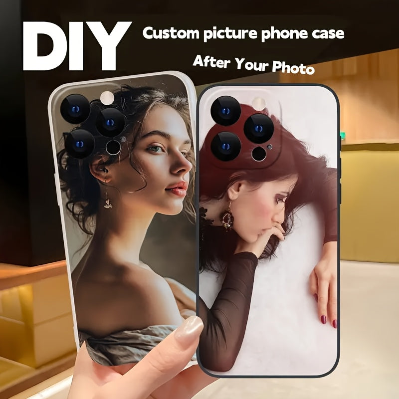 Personalized iPhone Case with Custom Photo Design for All Models TPU Air Cushion
