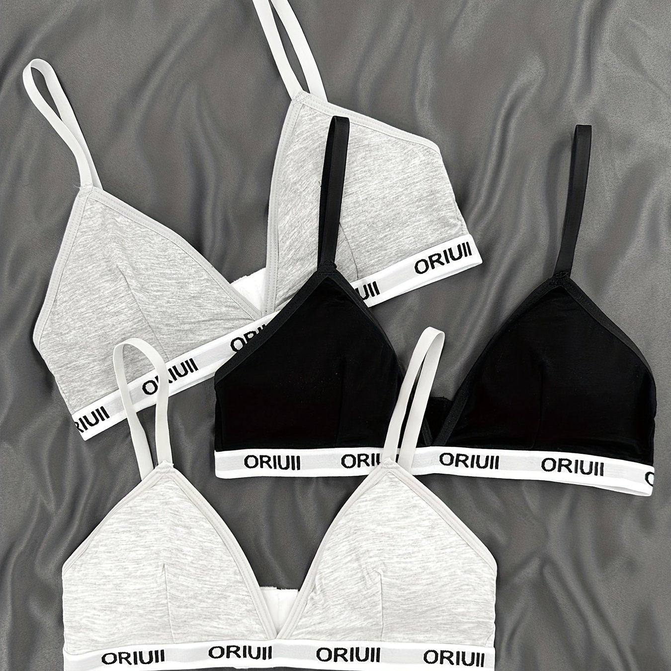 Спортивные бюстгальтеры с трехбуквенным принтом, удобные и дышащие беспроводные фитнес-бюстгальтеры для женщин.