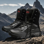 Men's Lightweight Tactical Hiking Boots with Faux Upper and PVC Sole for Outdoor and Daily Use