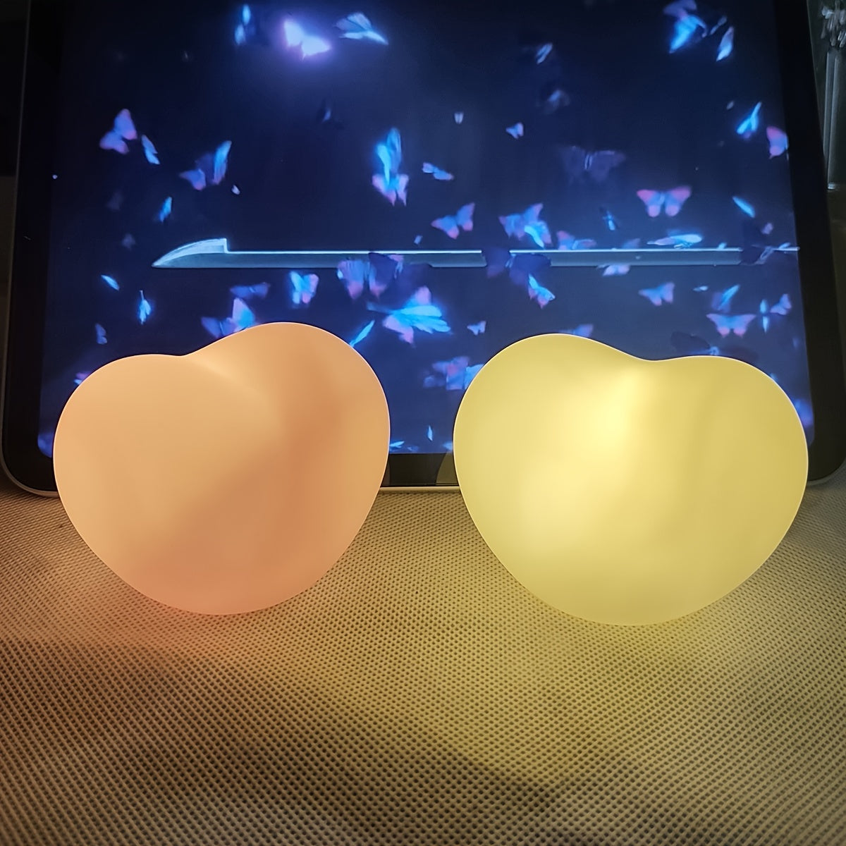 LED Love-Shaped Light for Christmas Holiday Decor and Gifts Battery-Powered Compact Design