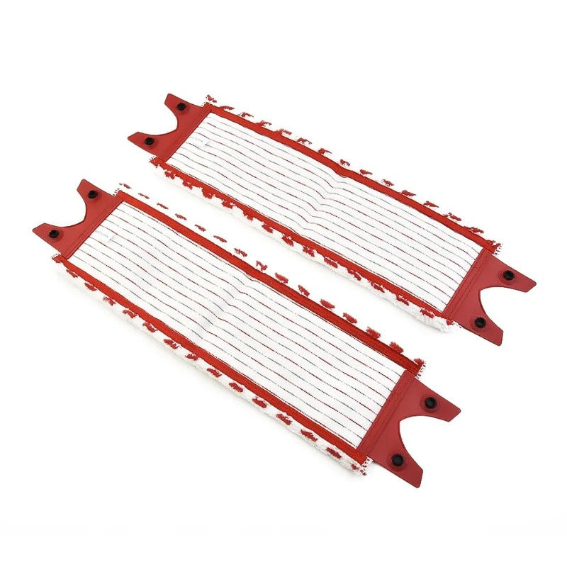 Set of 2 Microfiber Mop Pads for Fast Drying and Machine Washable Floor Cleaning