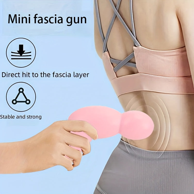 Mini Portable Massage Gun for Office Workers and Students Muscle Tension Relief Compact Body Relaxer