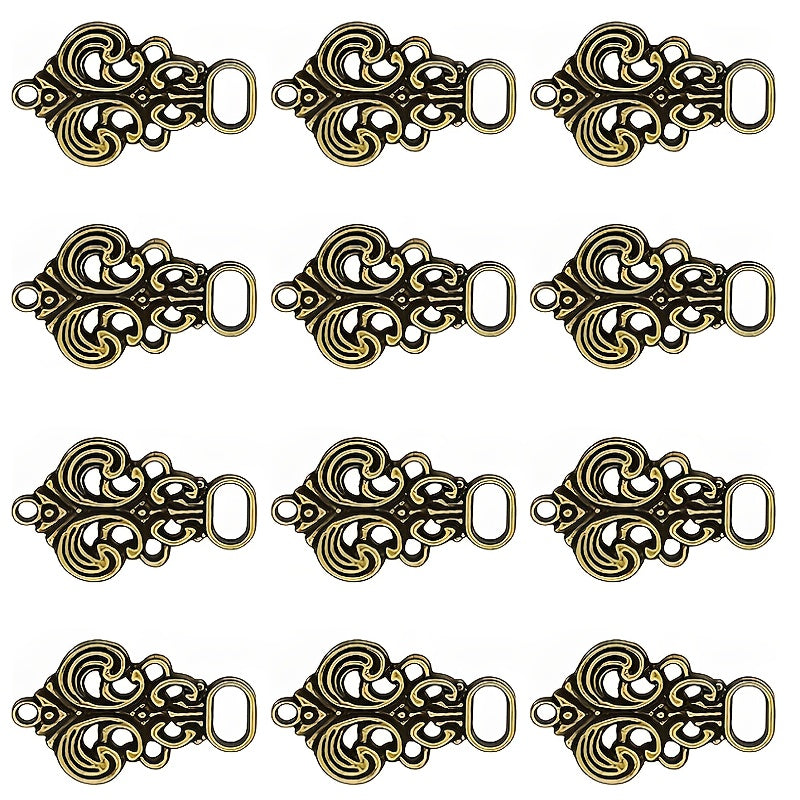 Kiyim-kechak ta'mirlash uchun Katta va Kichik O'lchamdagi 12 ta Metall Bodysuit Qo'shimchalari