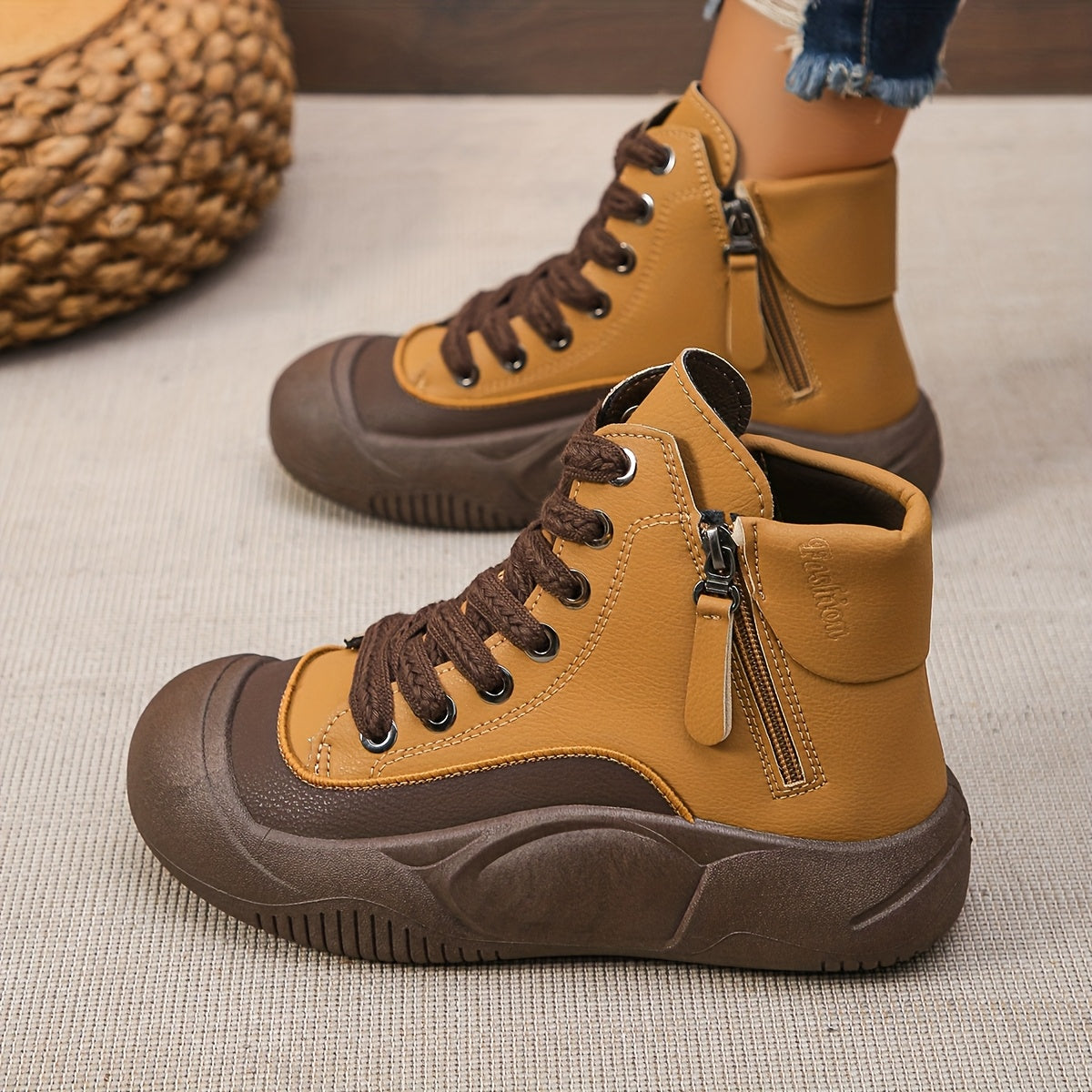 Women's Thick Sole Heightening Trendy Shoes for Spring