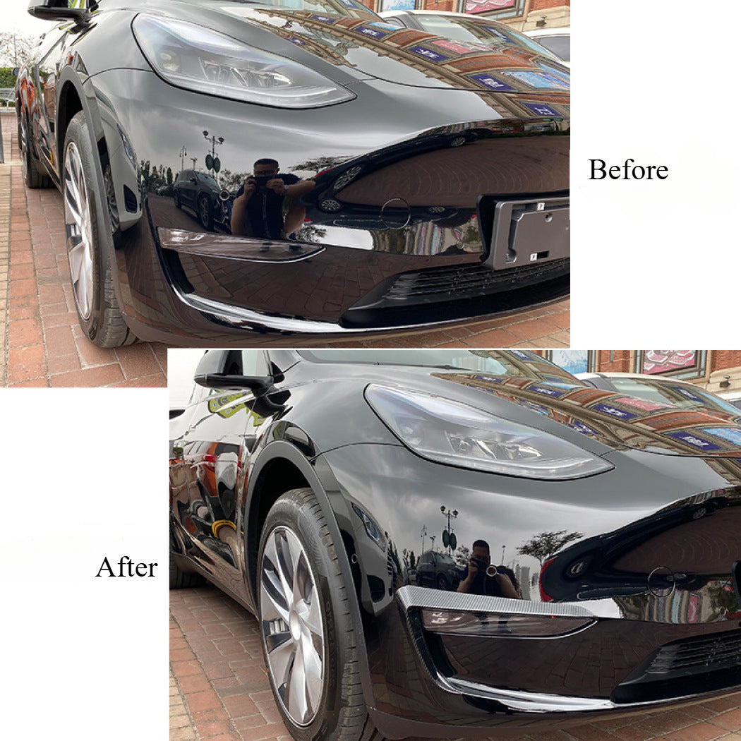 Front Bumper Accessories and Exterior Stickers for Tesla Model Y 2019–2023