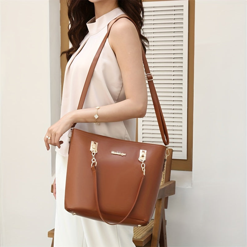 PU Ayollar uchun Ona va Bola Sumkasi Olti Qismli To'plami Katta Hajmli