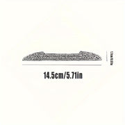 2pcs Car Door Edge Guards Rhinestone Plastic Anti-Scratch Collision Protectors