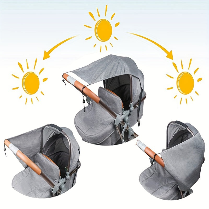 Linen Stroller Sunshade for Baby Safety and Comfort
