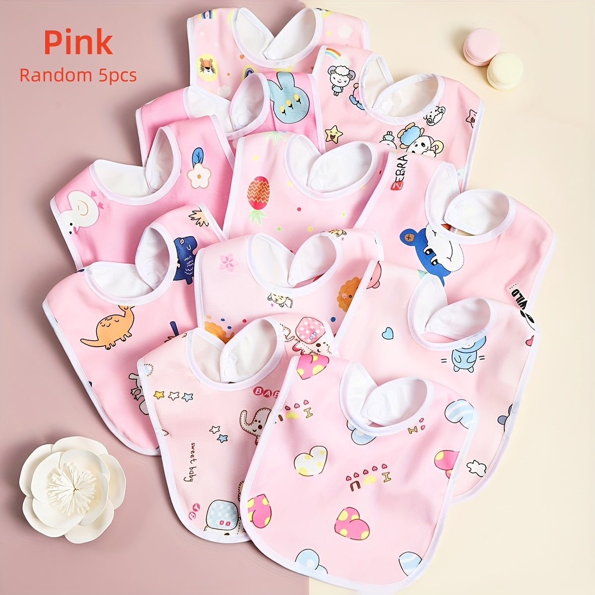 5 ta Kristal Velvet U-shakli suv o'tkazmaydigan bolalar badiylar to'plami, guruch cho'ntagi bilan