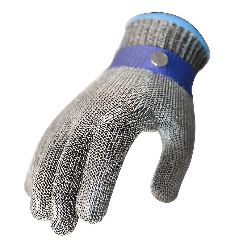 Cut-Resistant Metal Mesh Gloves for Kitchen Food Prep Safety
