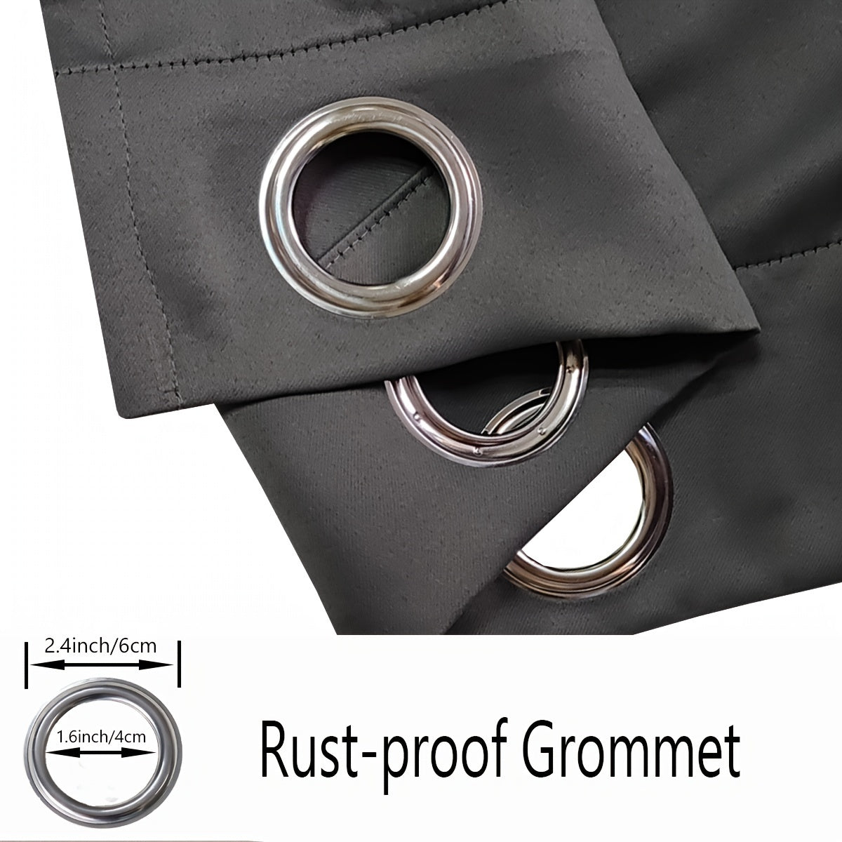 Insulation Blackout Circle Curtains for Bedrooms and Living Rooms Noise Blocker