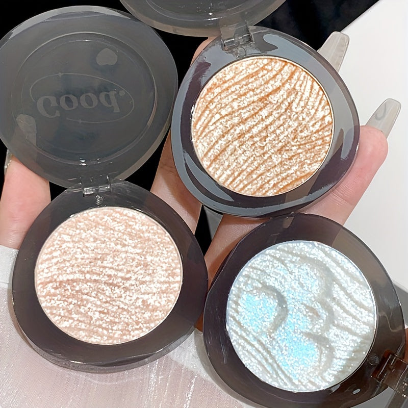 Dark Highlighter Palette for Face, Silky Fine Shimmer, Luminous Glow