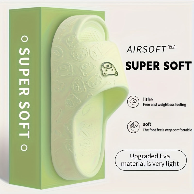 Women's EVA Slides Non-Slip Casual Beach Slippers for Indoor Outdoor