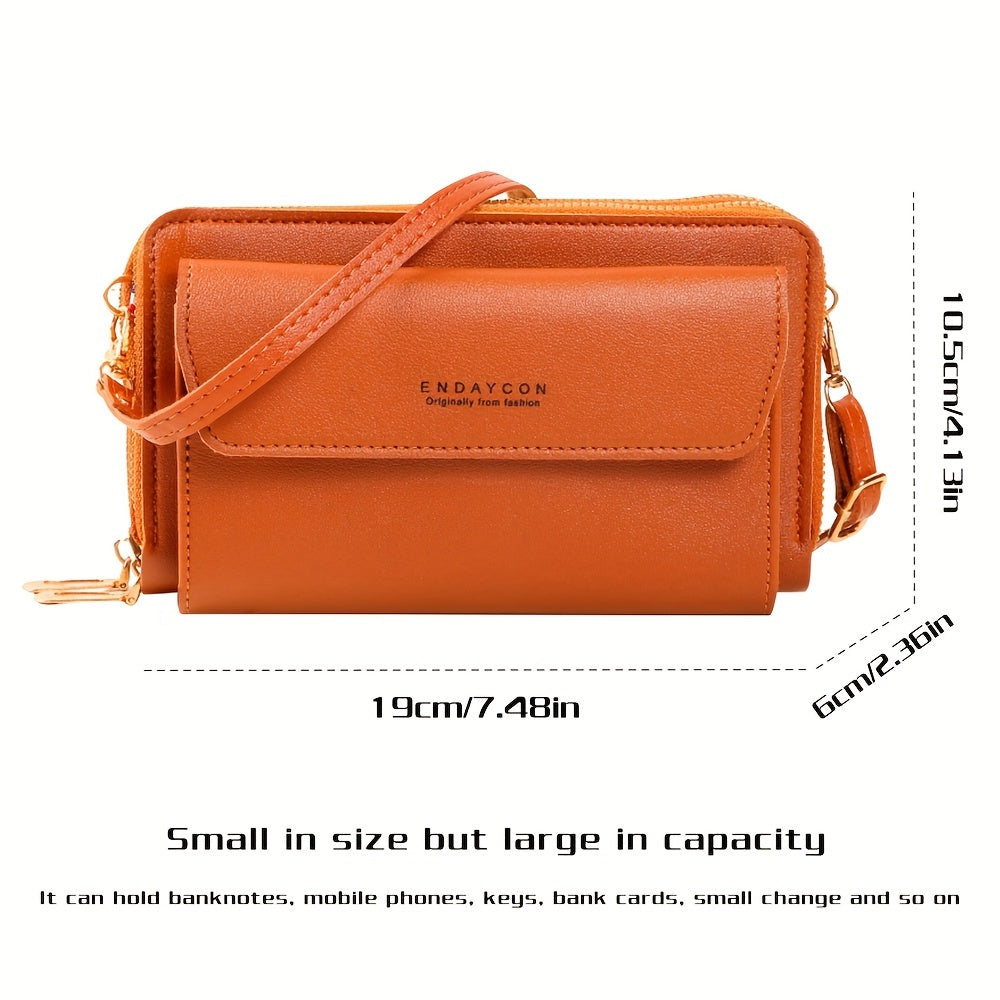 Women's Crossbody Bag with Large Capacity Adjustable Strap Card Holder Phone Pouch Lightweight