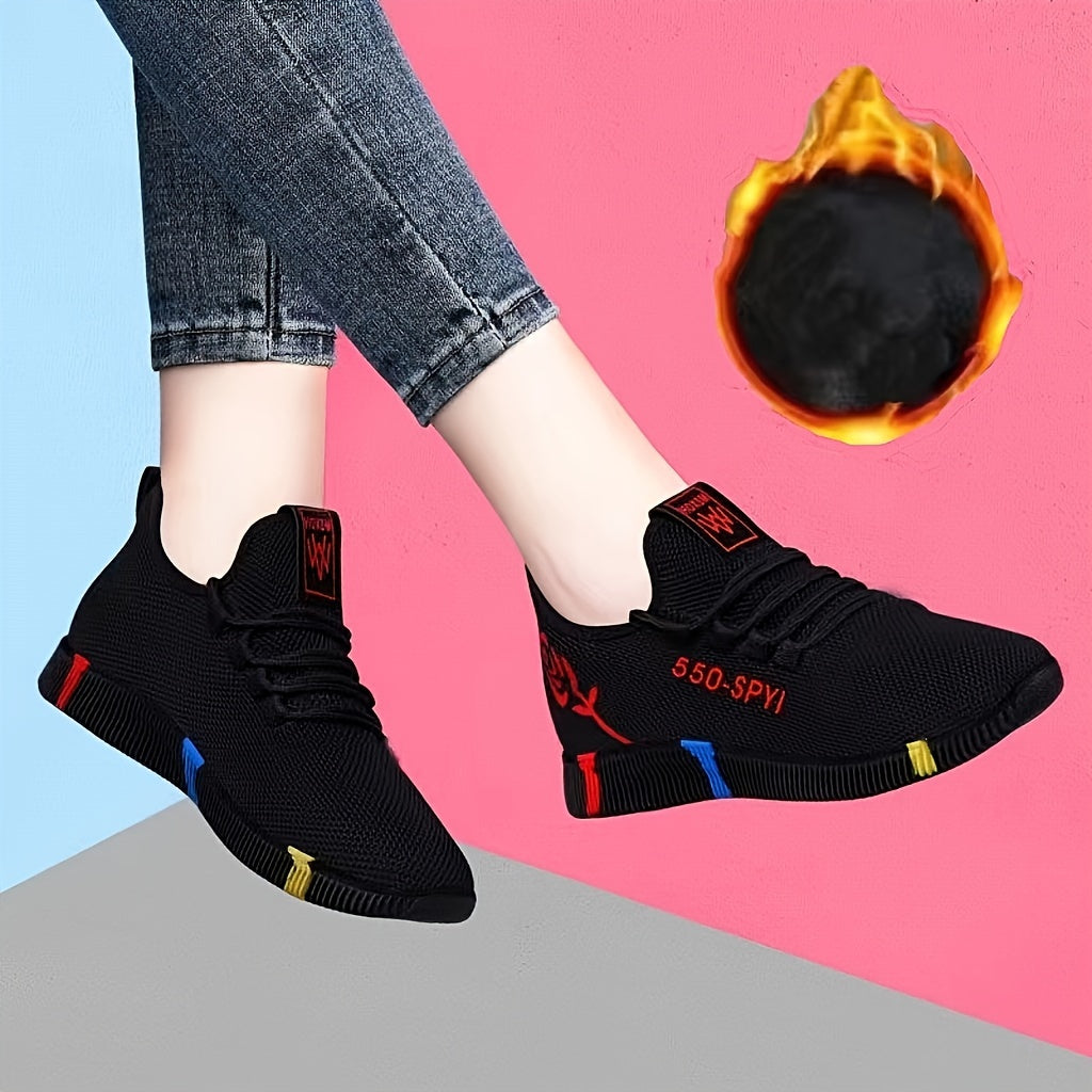 Women's Mesh Camouflage Walking Shoes Lightweight Sneakers with Durable PVC Sole