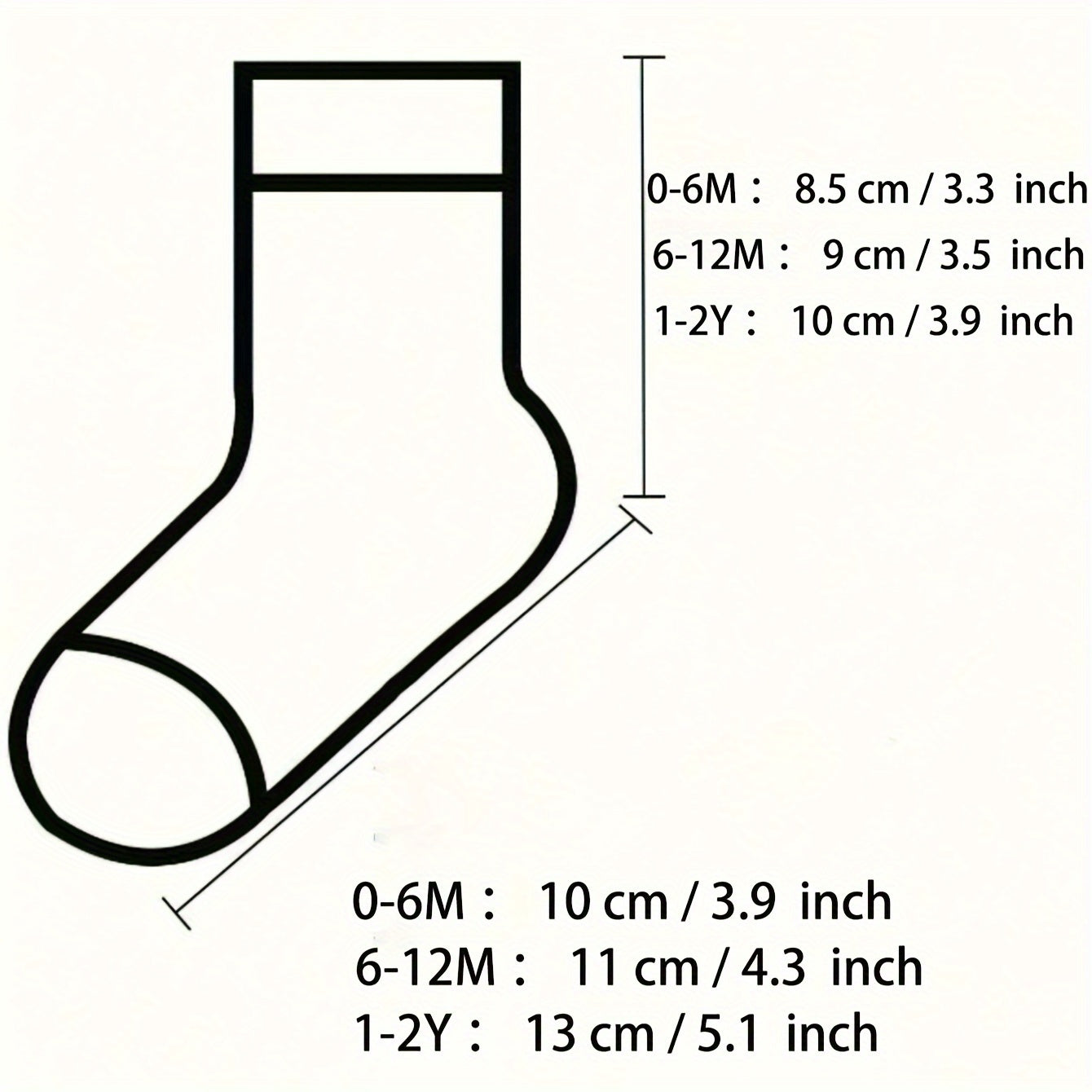 Baby Socks 10 Pairs for Infants All-Season Knit Animal Pattern Knee-Length