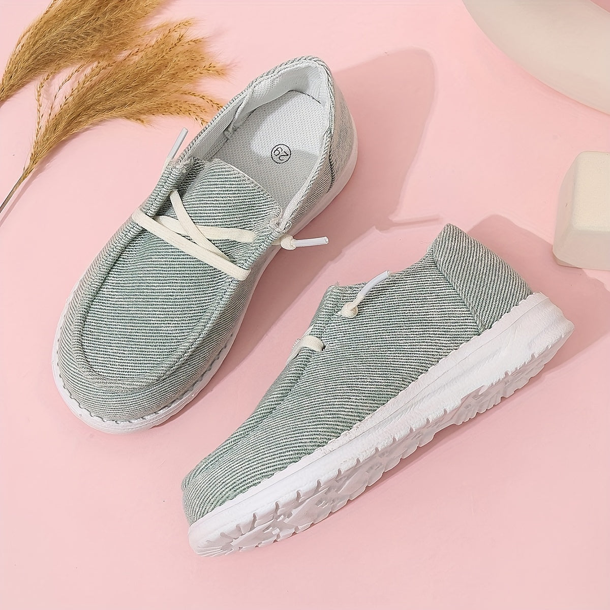 Boys' All-Season Breathable Slip-On Sneakers Fabric Casual Shoes