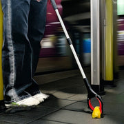 Yorqin Aluminum Alloy axlatni ushlash uchun uzoq tutqich va naqshli dizayni bilan