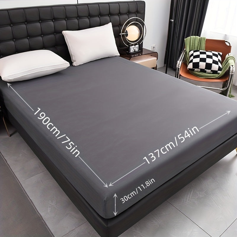 Breathable Waterproof Fitted Sheet for Bed, Deep Pocket, Comfortable Sleep