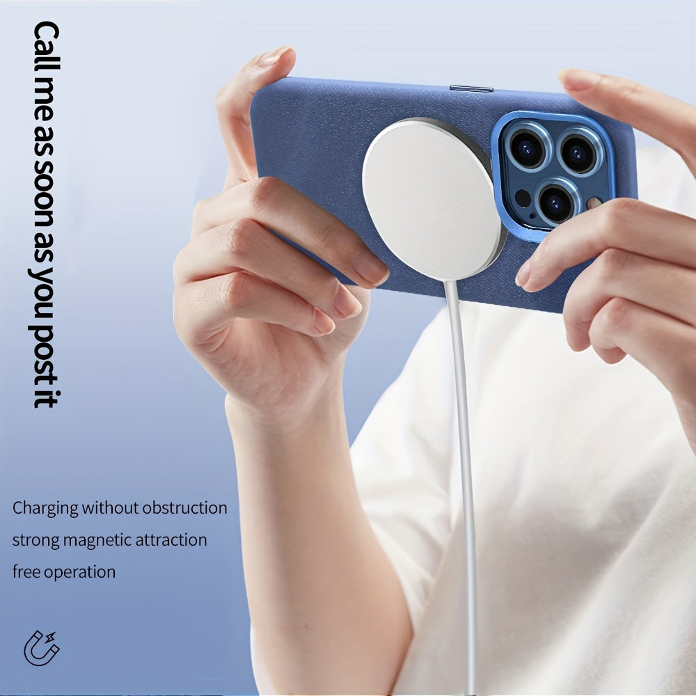 Magnetic iPhone Case with Wireless Charging for iPhone 13 Pro Max to 16