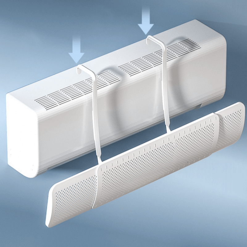 Deflector de aire acondicionado de plástico para flujo de aire suave y comodidad