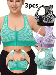 Women's Breathable Mesh Sports Bra Set Lightweight Seamless Yoga Boxing