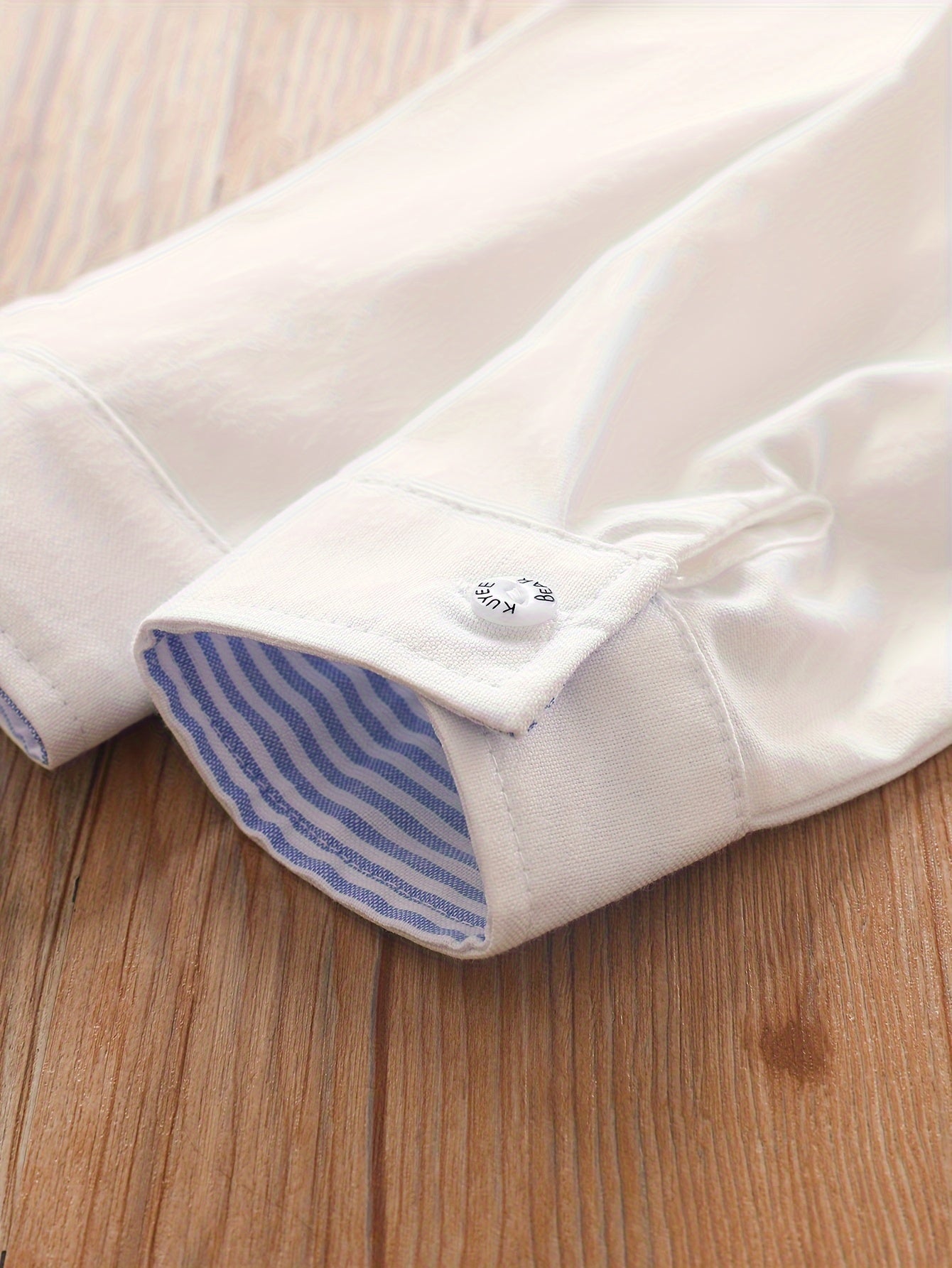 Camisa de algodón para hombres con bordado de tiburón para niños, primavera y otoño, azul, pequeño y mediano