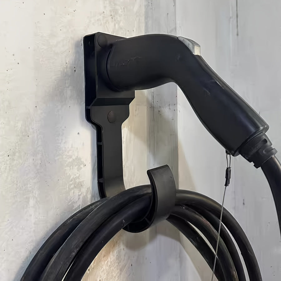EV Charger Cable Holder SAE J1772 European Standard Charging Cable Organizer Portable EV Cable Hook