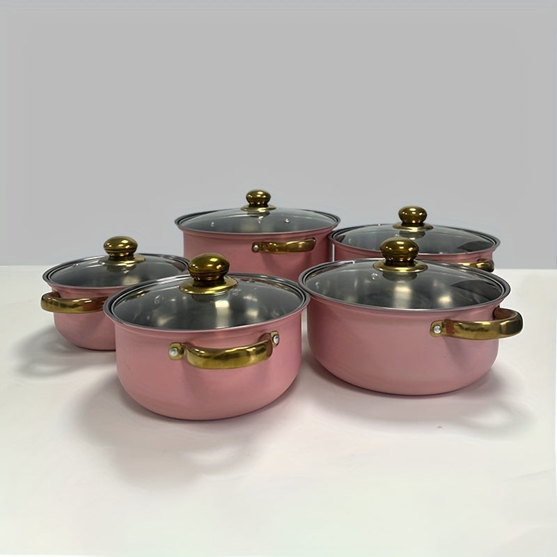 Yurakni qizdiradigan taomlar: Premium zanglamas po'latdan yasalgan supa qozoni qopqoq bilan, induksiya bilan mos va gaz va elektr pechlari uchun yopishqoq emas. Qovurma va jo'xori uchun mukammal - Rojdestvo va Thanksgiving sovg'alari uchun ajoyib.