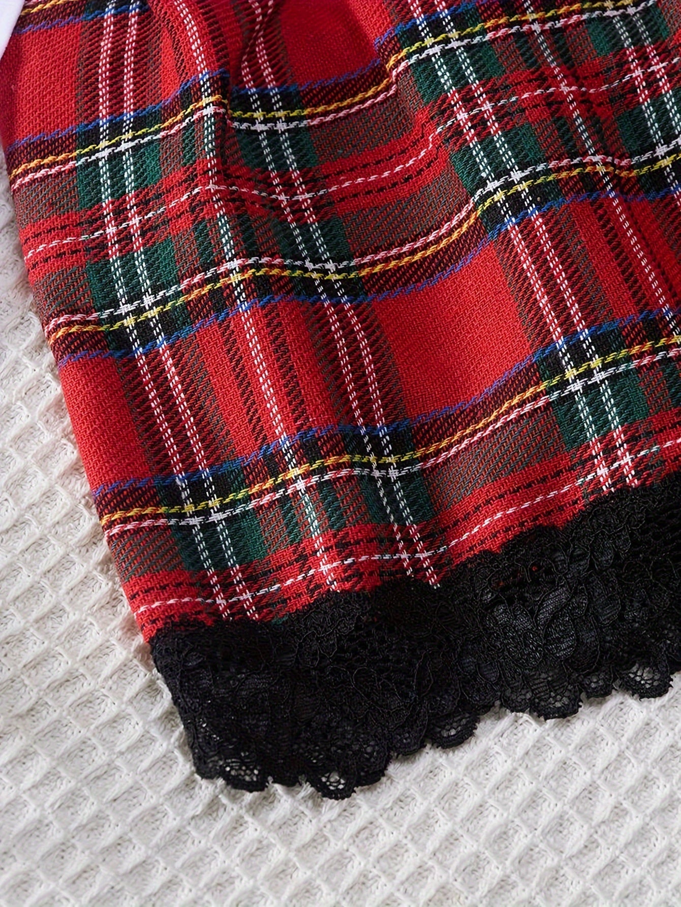 Women's Plaid Waist Cosplay Costume for Seductive Dress