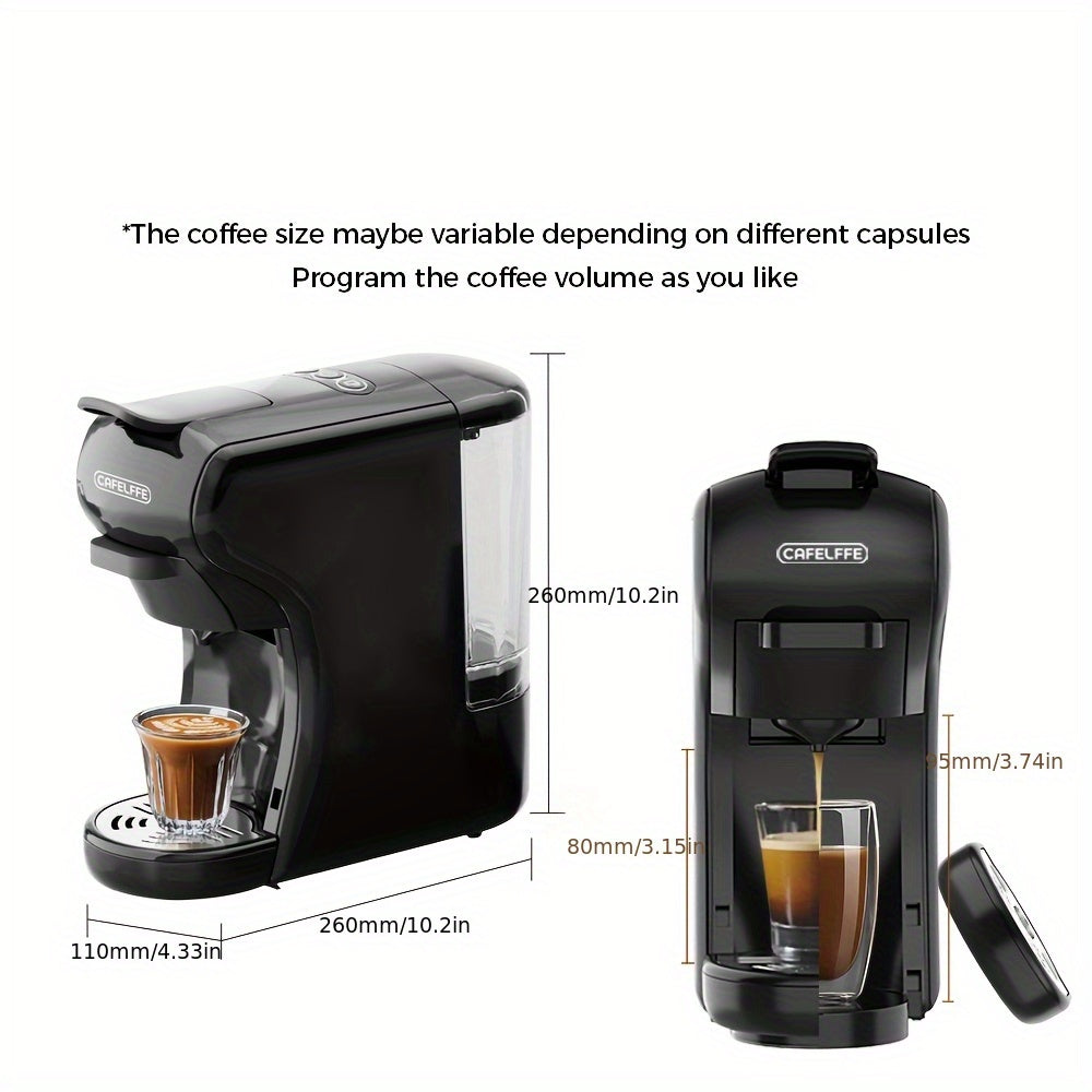Coffee Maker Hot Cold Brew Capsule Coffee Machine 600ml Removable Water Tank