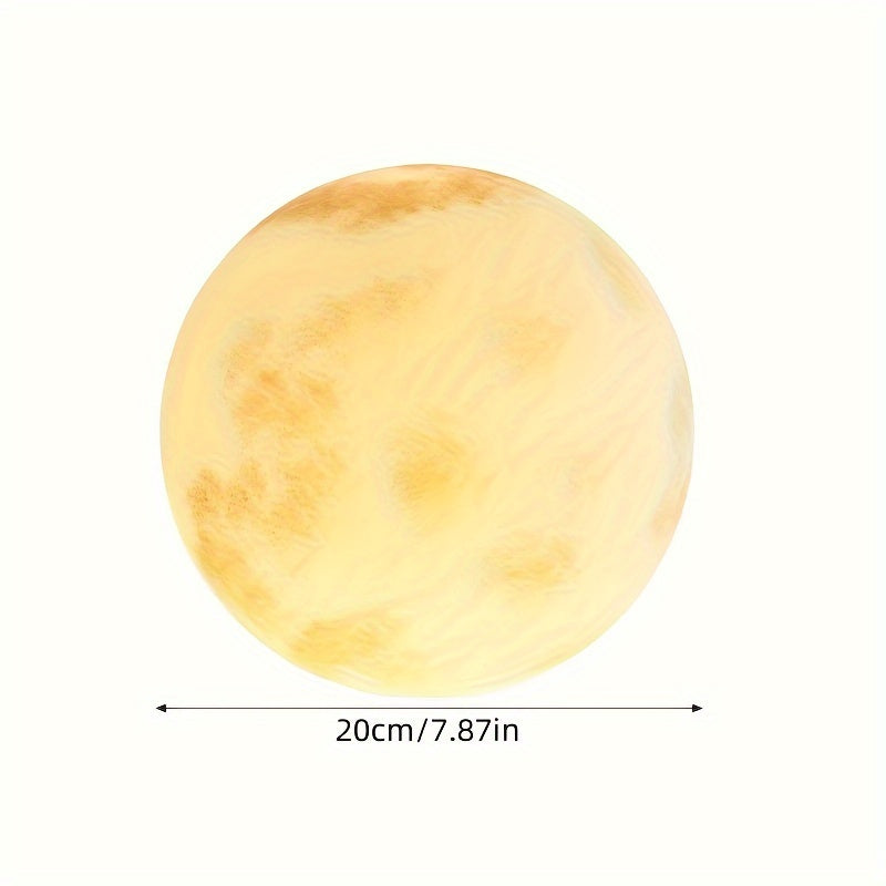 Luces de luna LED alimentadas por energía solar para jardín exterior patio con control remoto