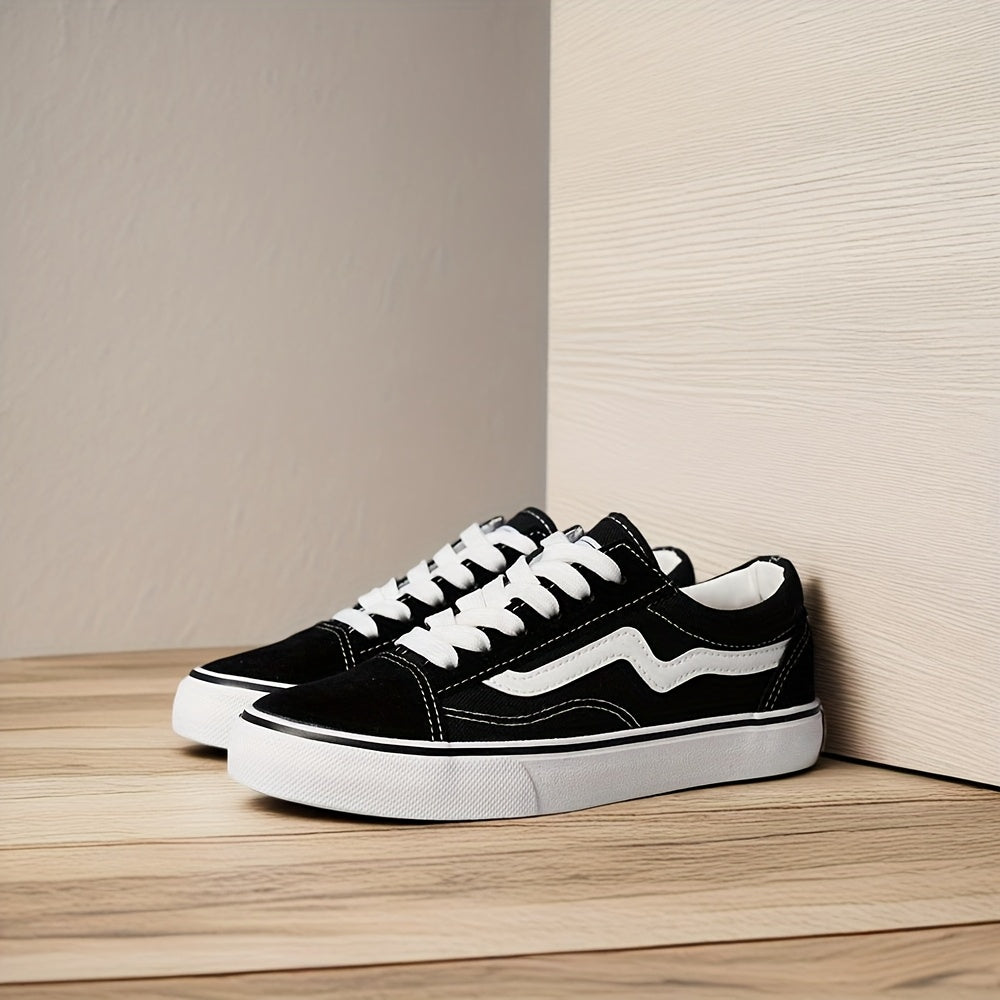 Zapatillas transpirables blancas y negras para mujer para correr y fitness