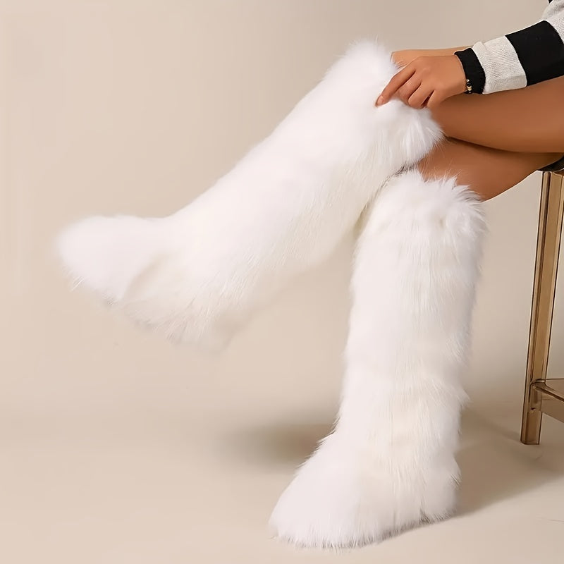 Women's Winter Snow Boots Knee-High Warm Anti-Slip Comfortable