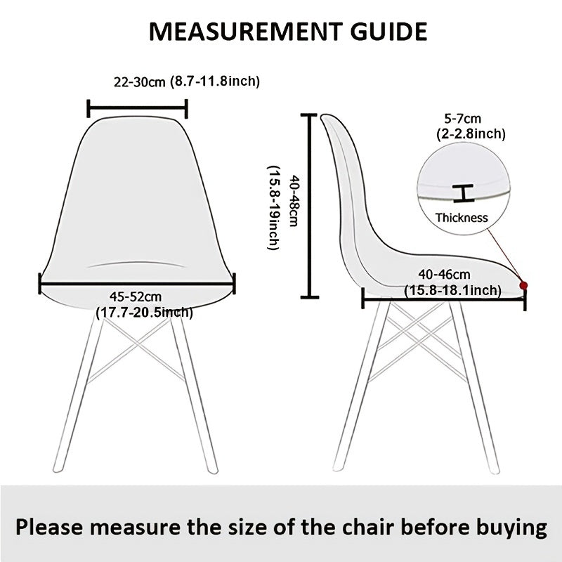 Velvet Stretch Chair Slipcover for Living Room Bedroom Office Home Decor